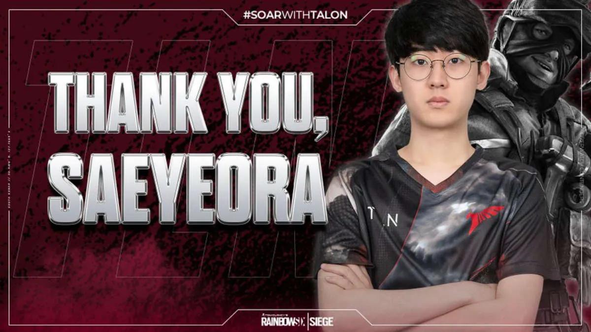 Talon Esports terminou com AzzyyyS e Saeyeora