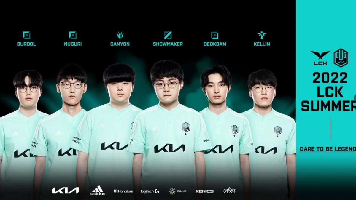 DAMWON Gaming anunciou escalações para LCK Summer 2022 e LCK CL Summer 2022