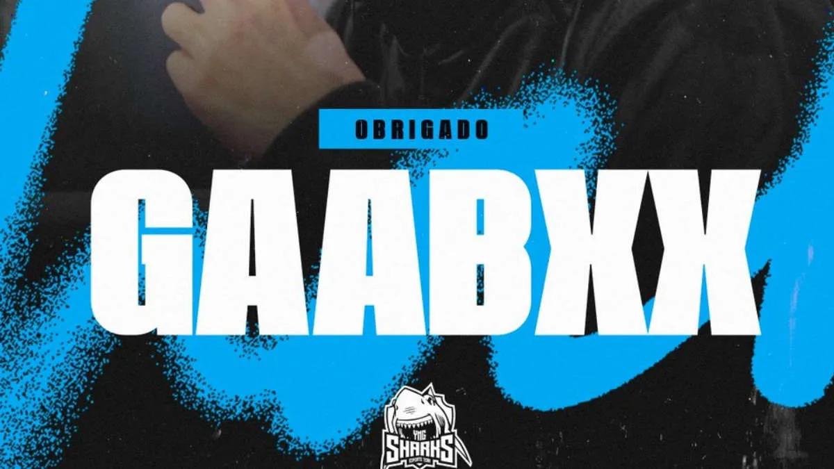 gaabxx saiu Sharks Esports e tornou-se um agente livre