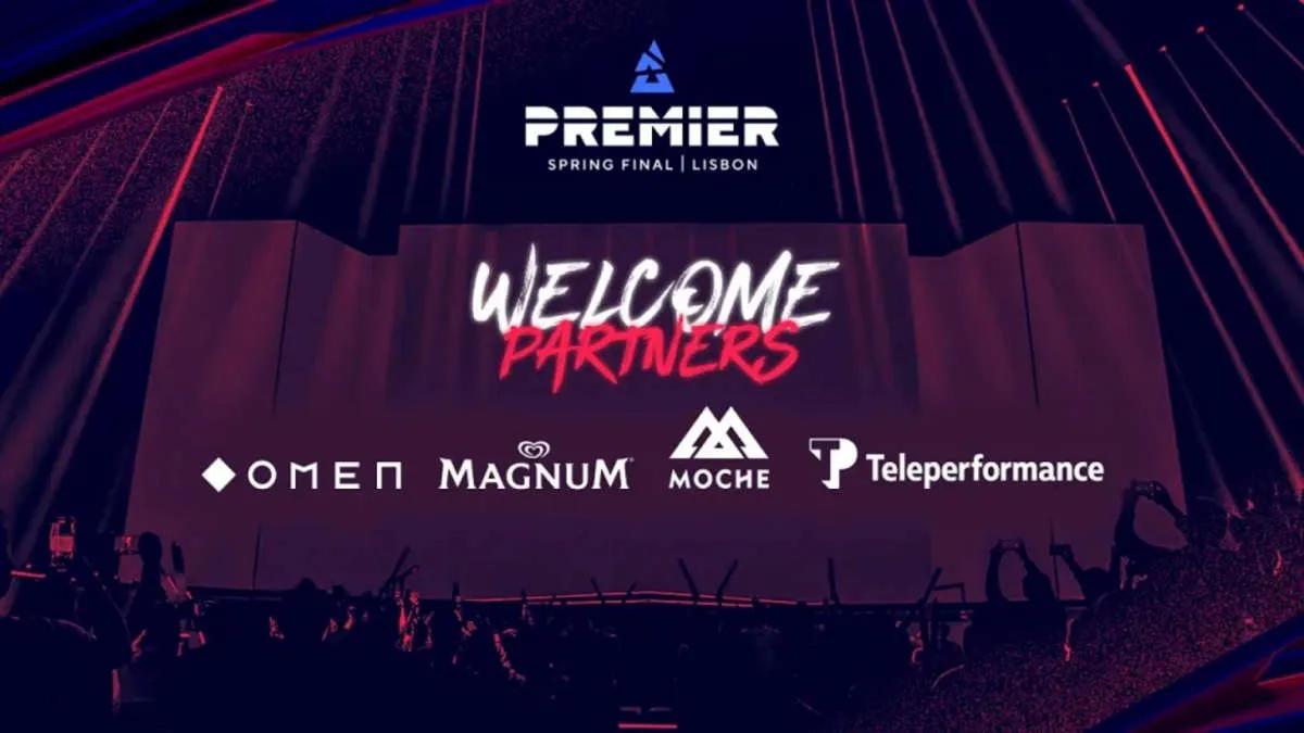 Magnum, OMEN, Teleperformance e MOCHE tornaram-se parceiros BLAST Premier Spring Finals 2022