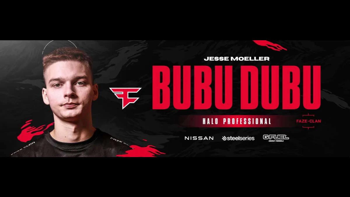 bubu dubu deixou o esquadrão FaZe Clan para Halo