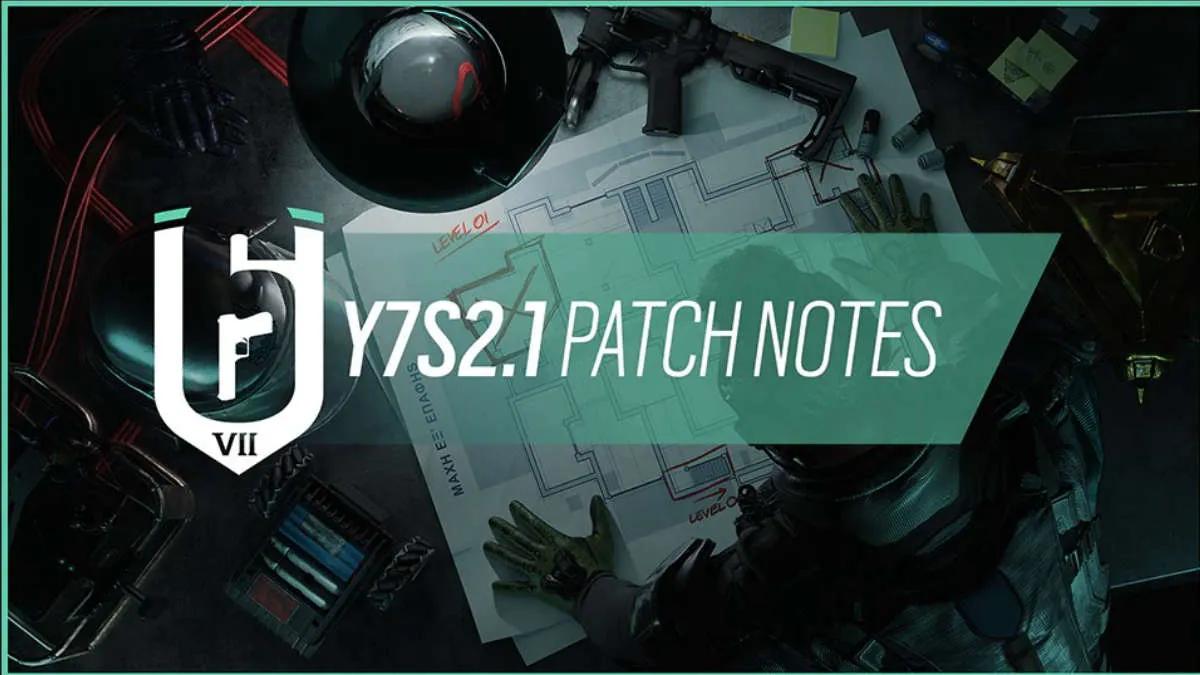 Visão geral do patch Y7S2.1 para Rainbow Six Siege