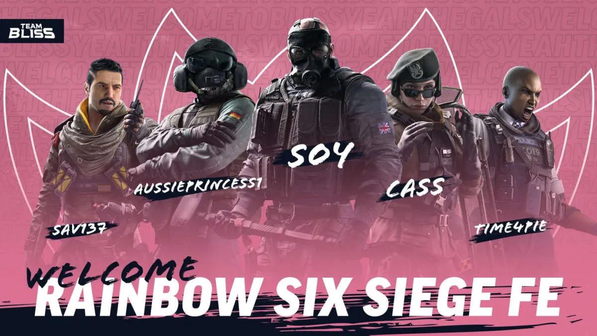 Team Bliss assinou a escalação feminina de Rainbow Six