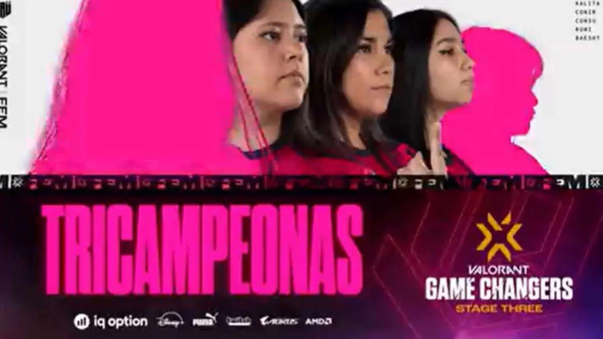 KRÜ Fem ganhou VALORANT Champions Tour 2022: Game Changers Latin America South Open 3