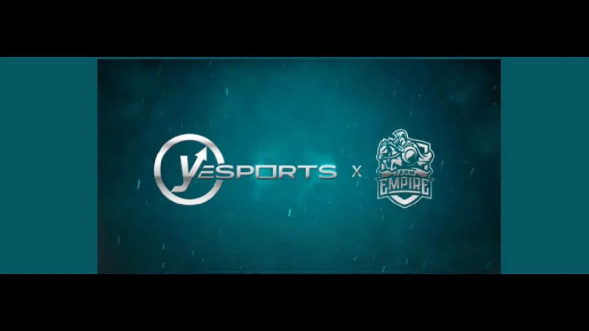 Team Empire celebrou um contrato de parceria com Yesports