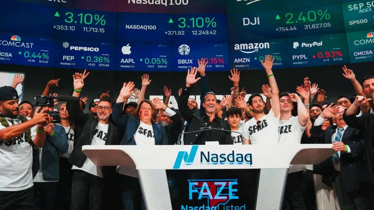 FaZe Clan está oficialmente listado na bolsa NASDAQ sob o código " FAZE "