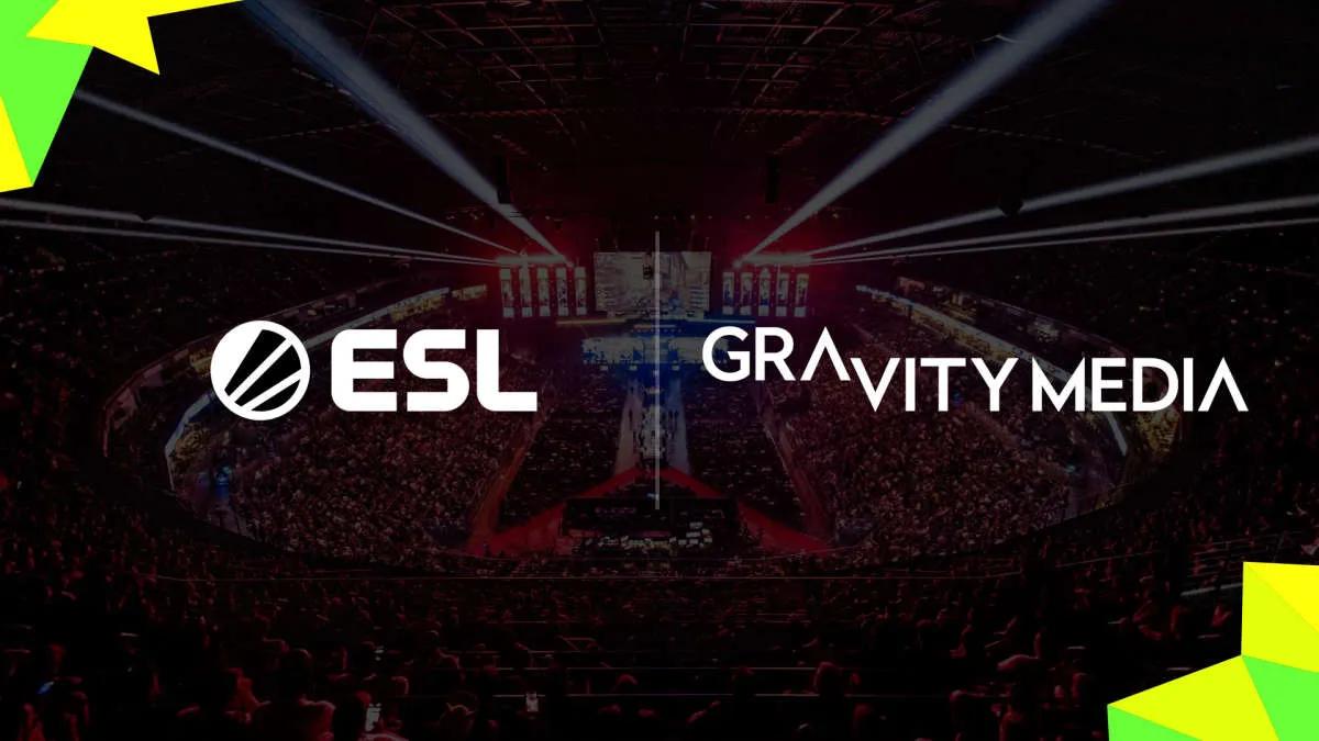 ESL Gaming celebra um contrato de parceria com Gravity Media