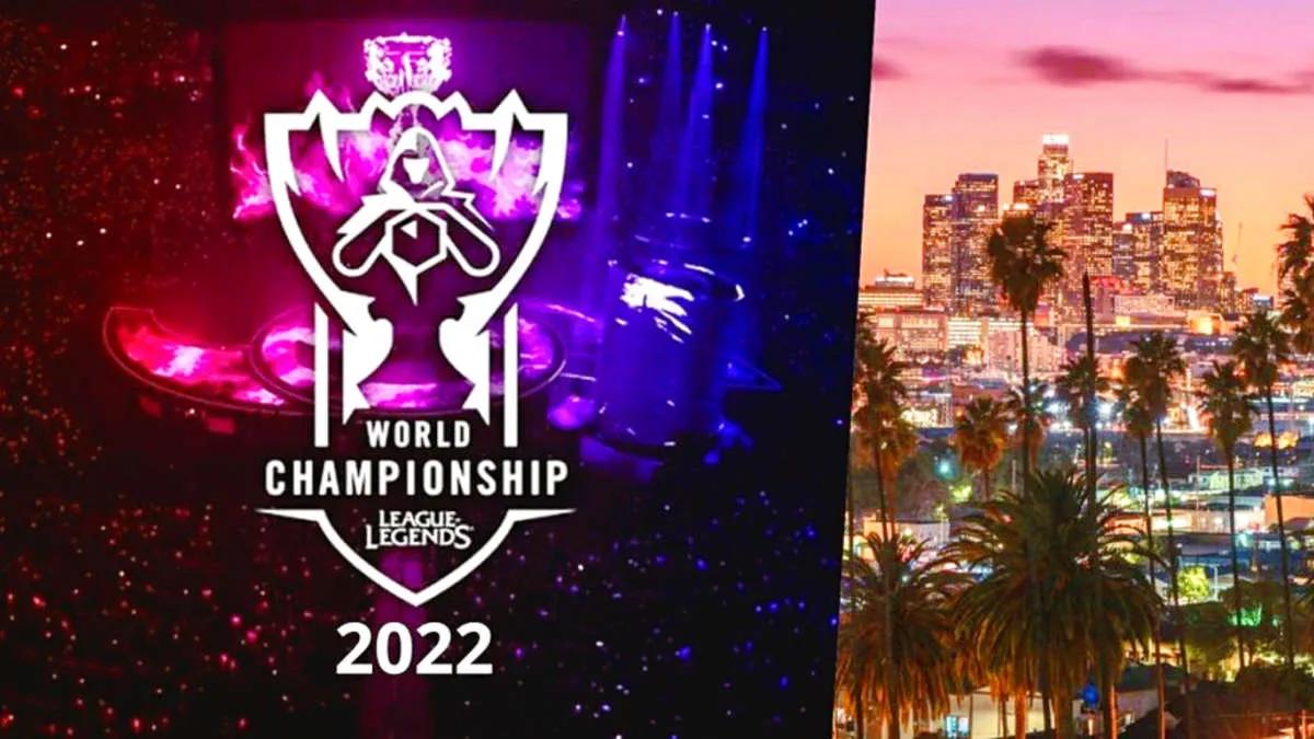 Riot foi mostrado a taça dos vencedores Worlds 2022