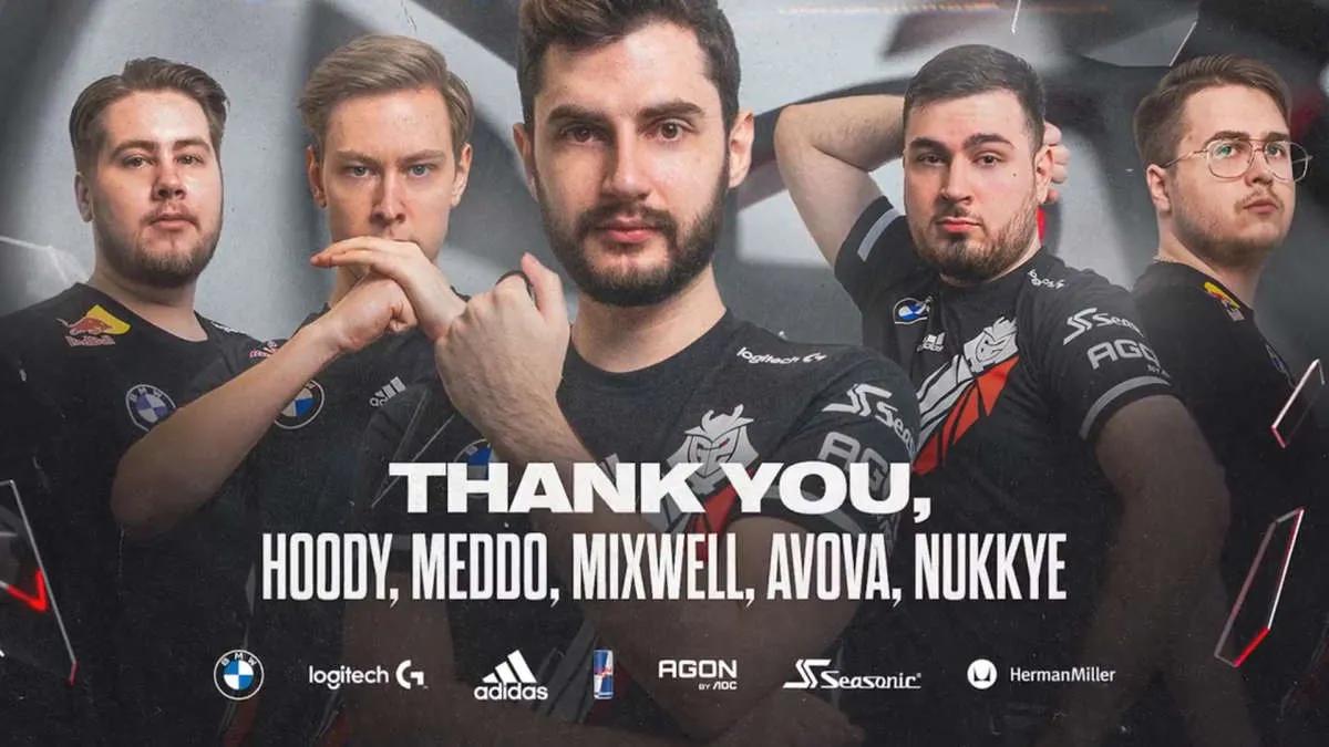 G2 Esports dissolveu oficialmente sua lista Valorant