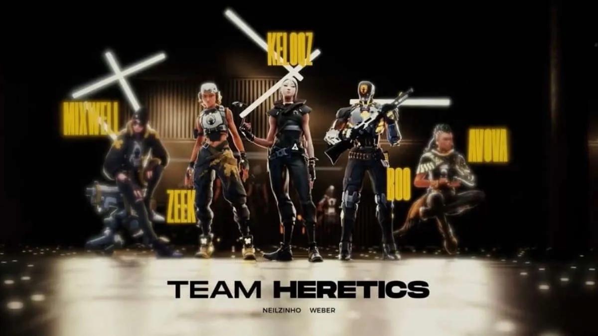 Team Heretics revelou uma nova escalação para VALORANT