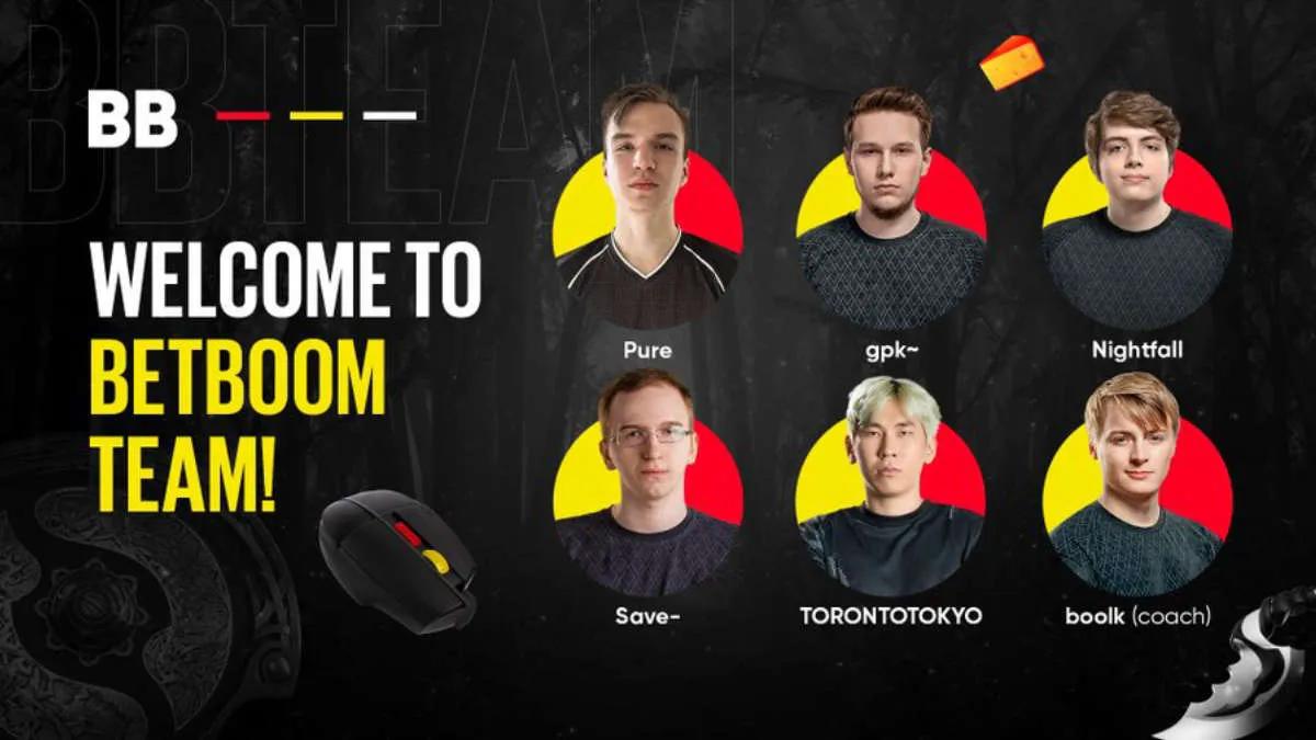 BetBoom Team revelou uma nova lista de Dota 2