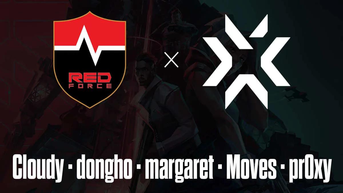 NS RedForce representou a lista de VALORANT