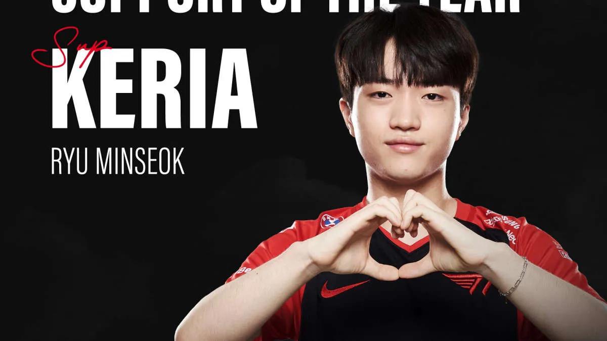 Keria e Oner se tornaram "Melhor Suporte" e "Melhor Jungler" do ano até LCK Awards 2022