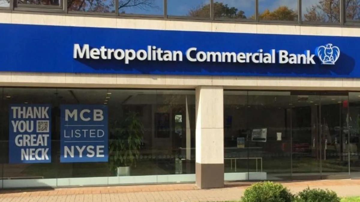 Metropolitan Commercial Bank fecha a direção da criptomoeda