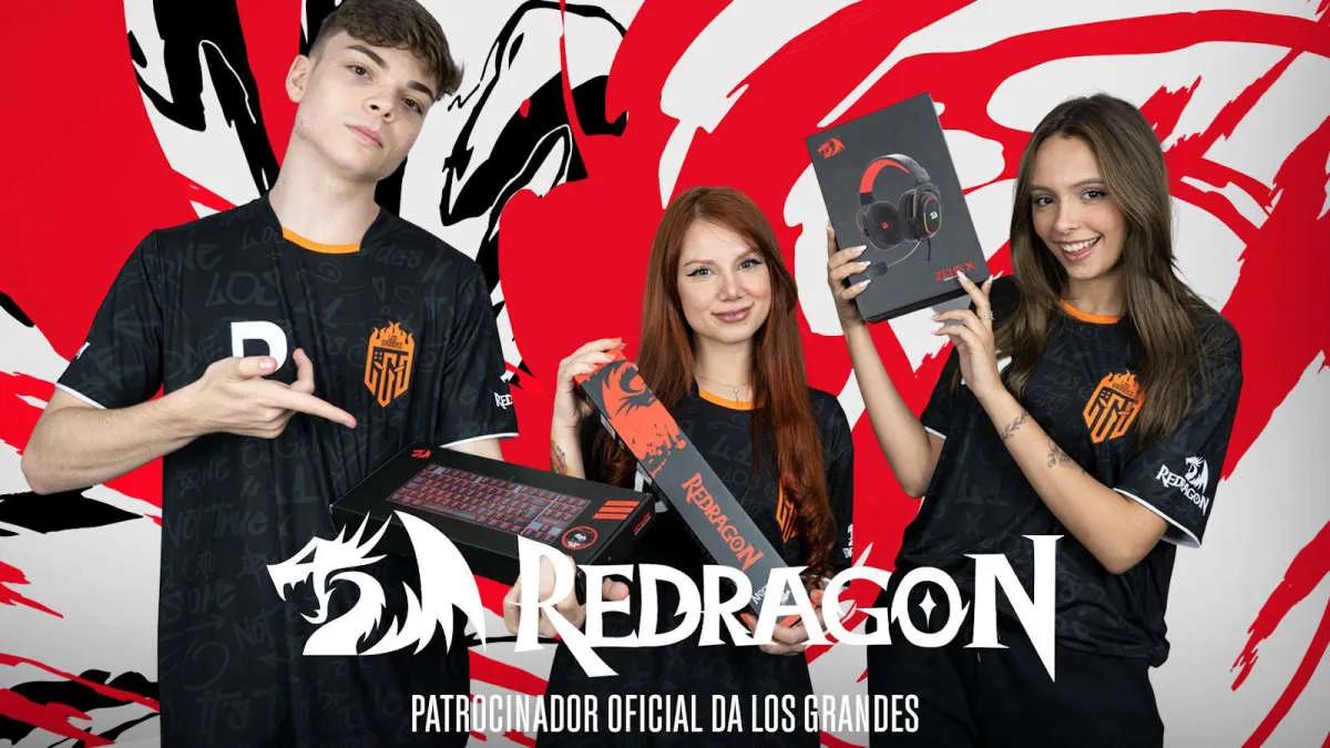 Los Grandes celebrou um contrato de parceria com Redragon