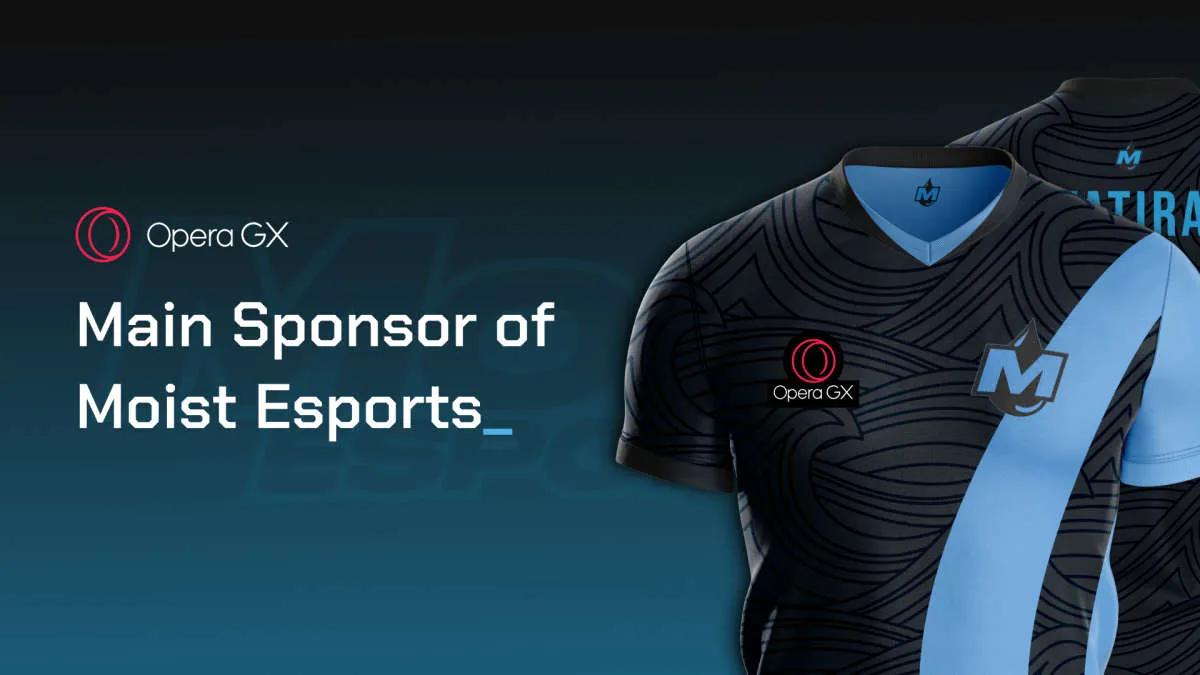 Opera GX torna-se o patrocinador titular de Moist Esports