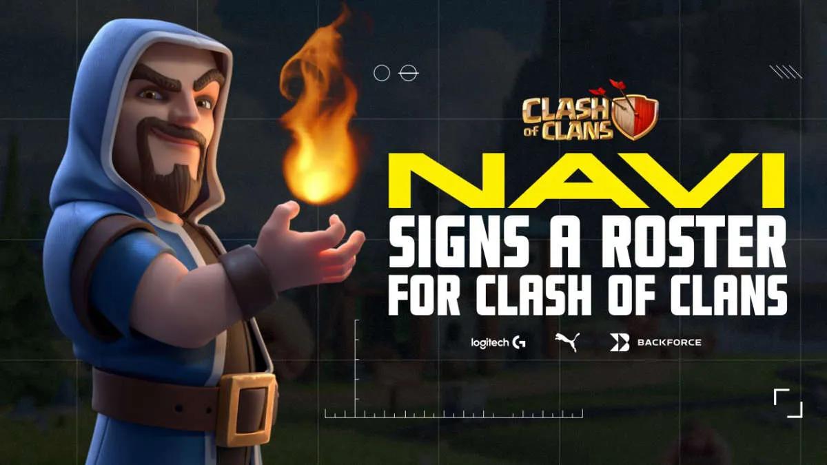 NAVI apresentou a lista de Clash of Clans