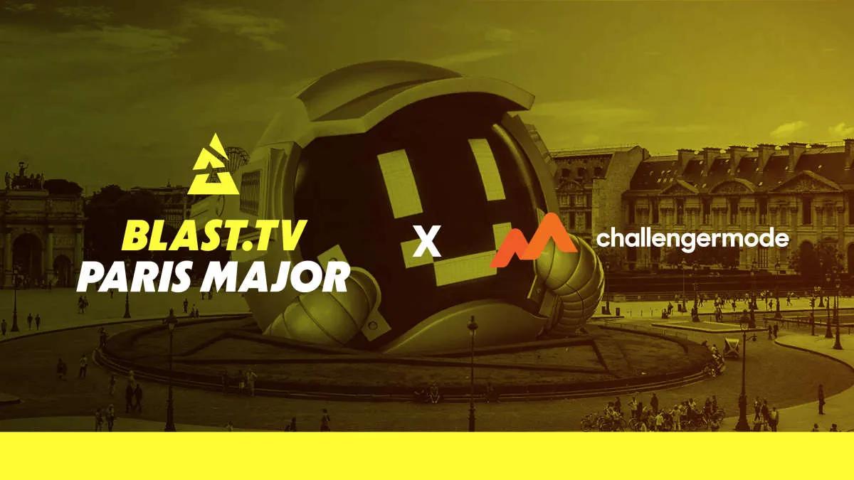 Challengermode torna-se parceiro BLAST.tv Paris Major 2023