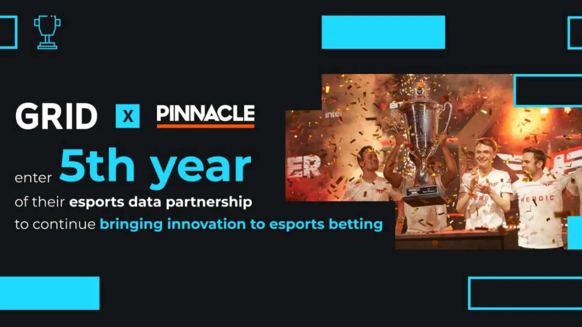 GRID Esports e Pinnacle expandem parceria para 2023