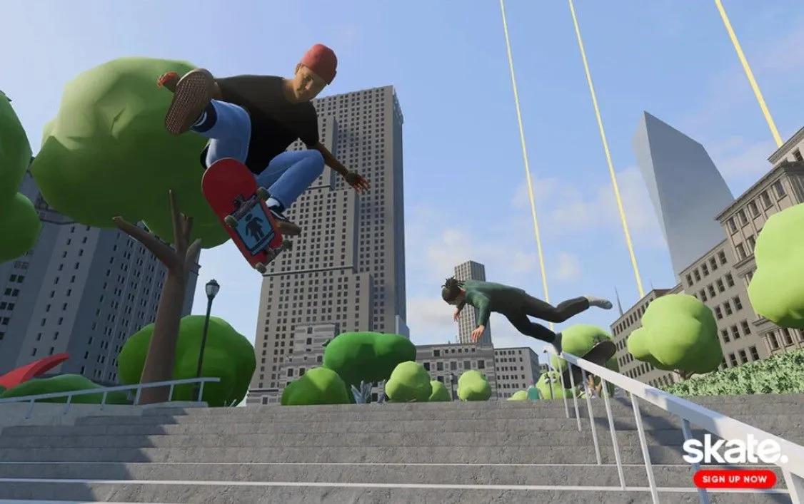 The parkour gameplay from the Skate reboot is available for online viewing