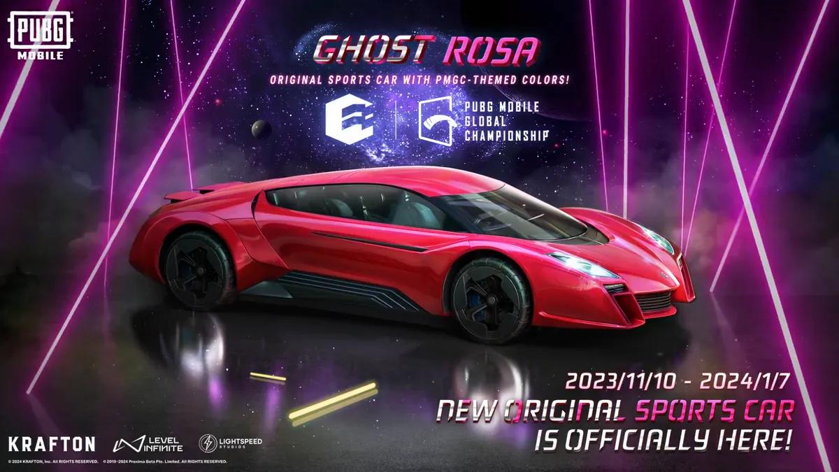 Rev Up Your Style: Unleash the Original Ghost Sports Car Skin in PUBG Mobile with the Exciting Lucky Draw System!