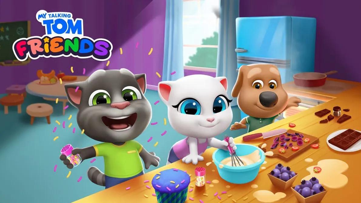 Os jogos My Talking Tom recebem uma grande atualização com novas áreas, minijogos e recursos.