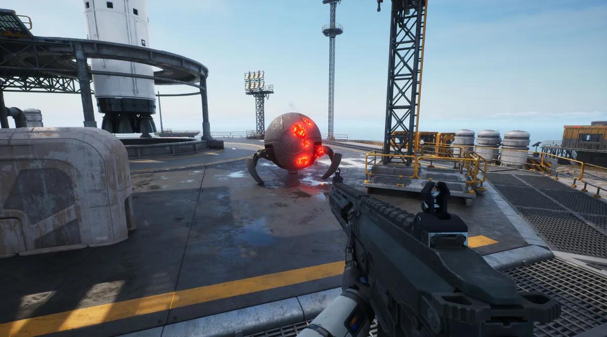 Última atualização de The Last Caretaker: Tubarões a laser, robôs companheiros e diplomacia espacial.