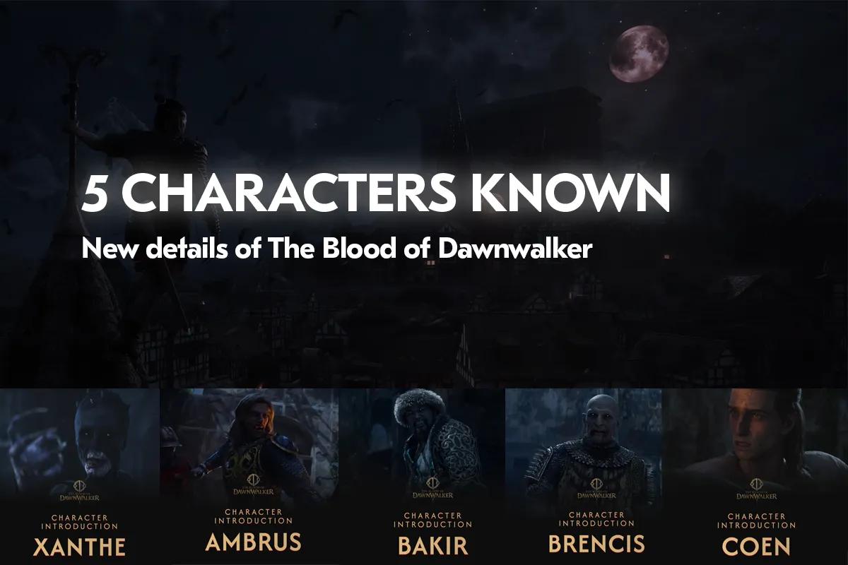 Novos detalhes de The Blood of Dawnwalker: Five Vampires revelados