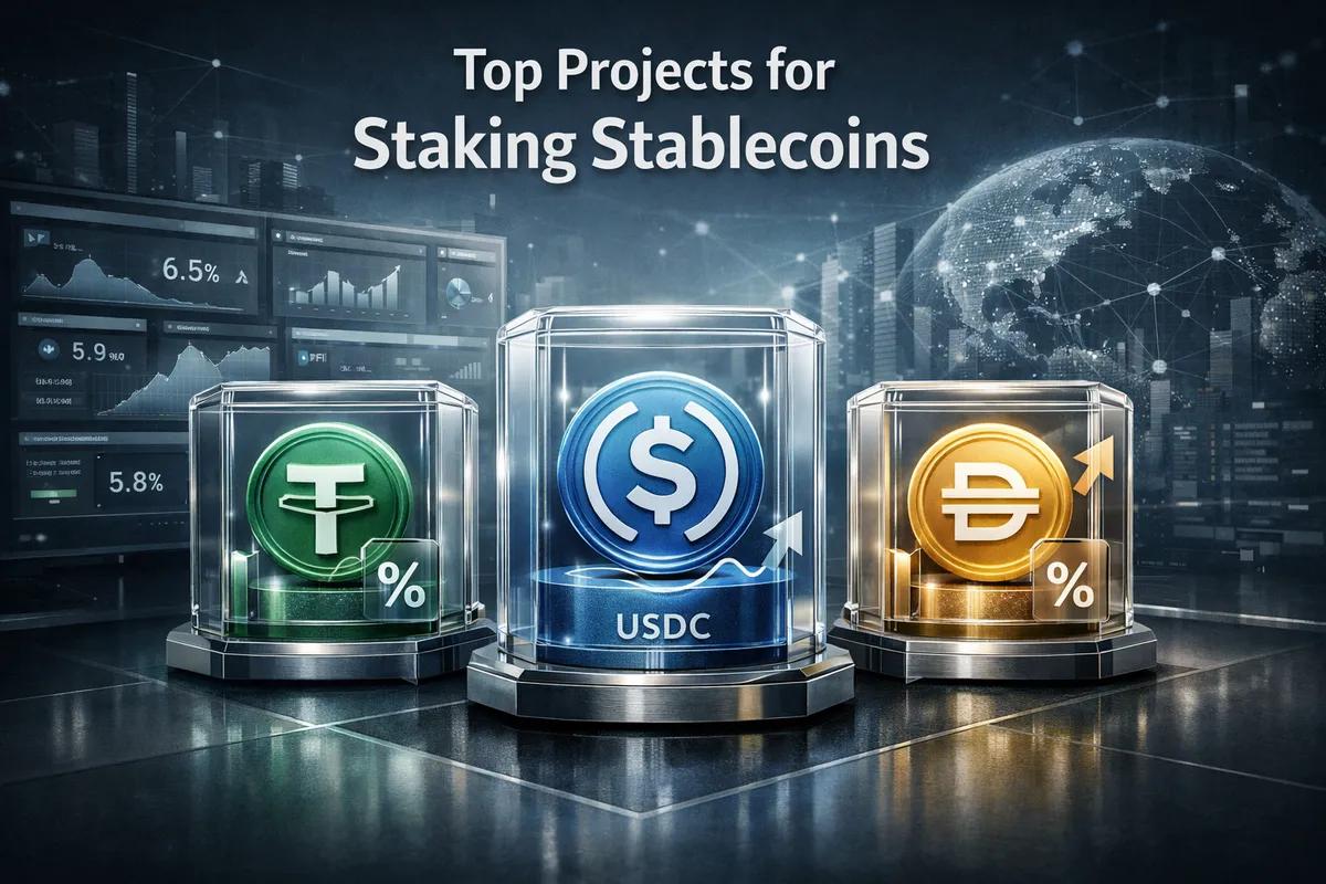 Principais projectos para a armazenagem de Stablecoins