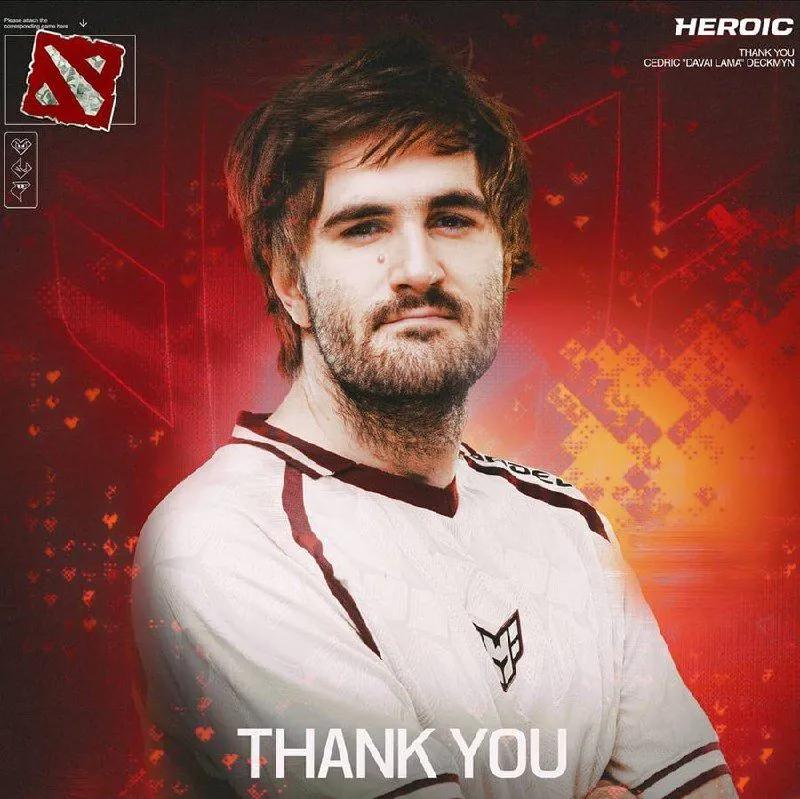 Davai Lama deixa a lista do HEROIC Dota 2 novamente