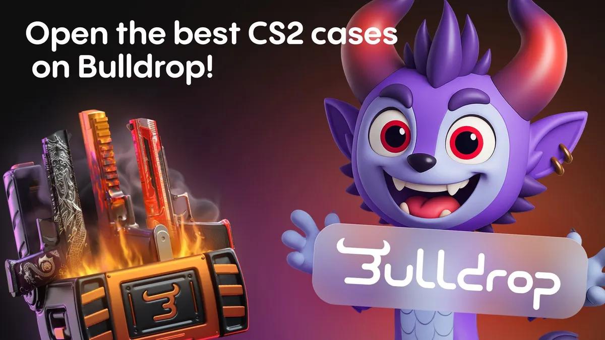 Skins no CS2 com a Bulldrop: seleção de caixas, passe de temporada e retirada para o jogo