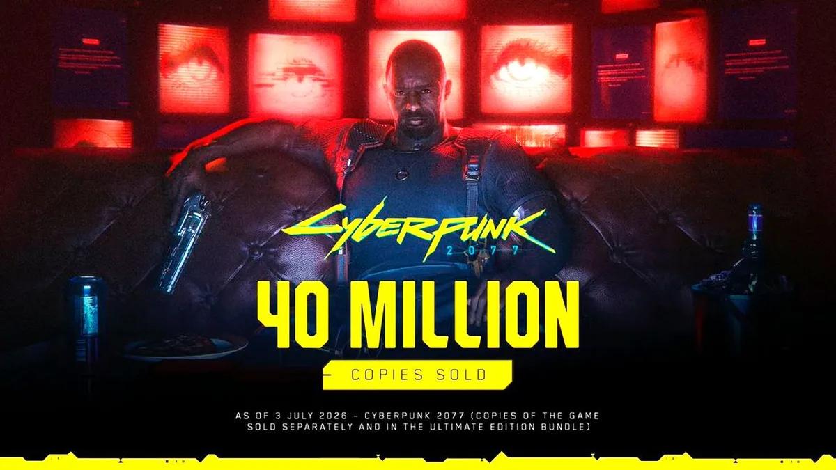 A CD Projekt RED anunciou que o «Cyberpunk 2077» bateu mais um recorde e vendeu 40 milhões de exemplares em todo o mundo