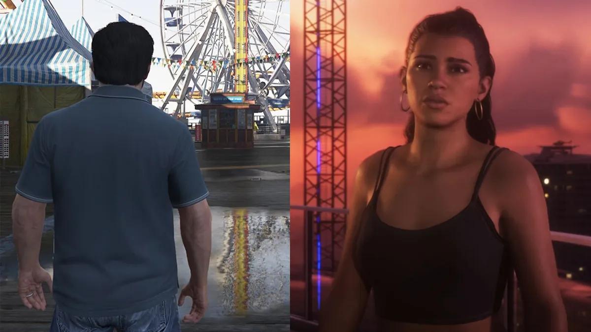 O trailer de lançamento do GTA 6 foi recriado no GTA 5, mostrando a diferença na qualidade gráfica e no nível de detalhes
