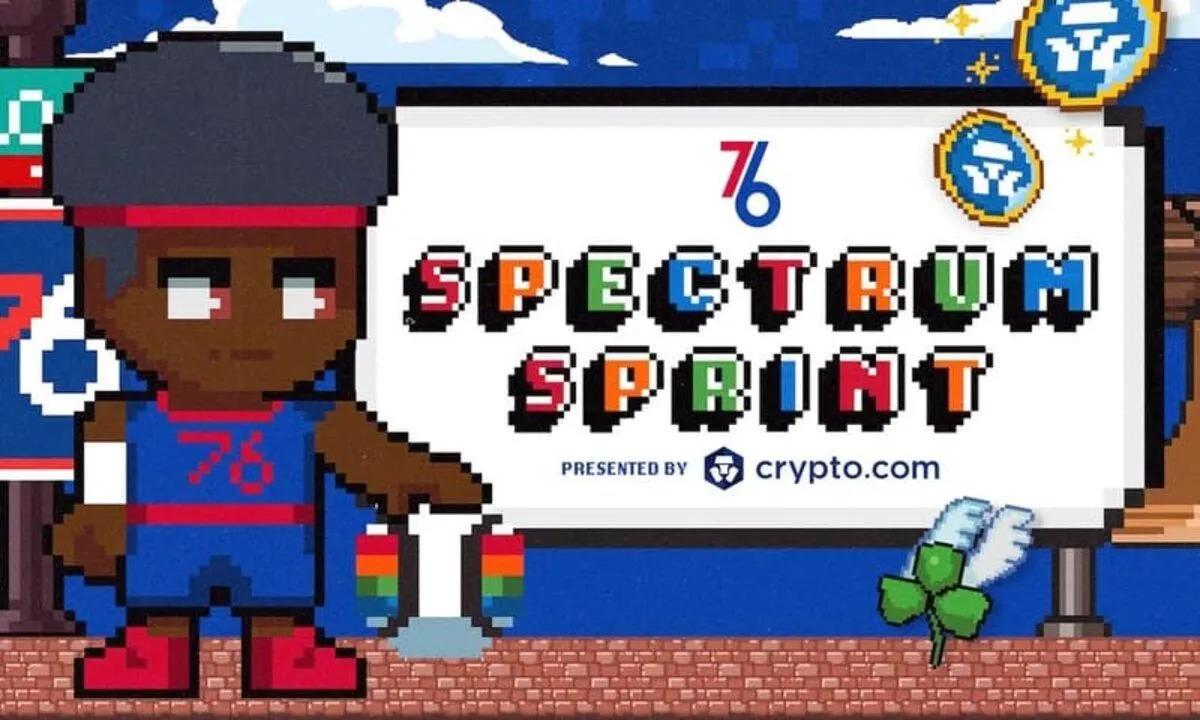 Philadelphia 76ers e Crypto.com fazem parceria para revelar 'Spectrum Sprint', parte da primeira série de videogames móveis Web3 da NBA