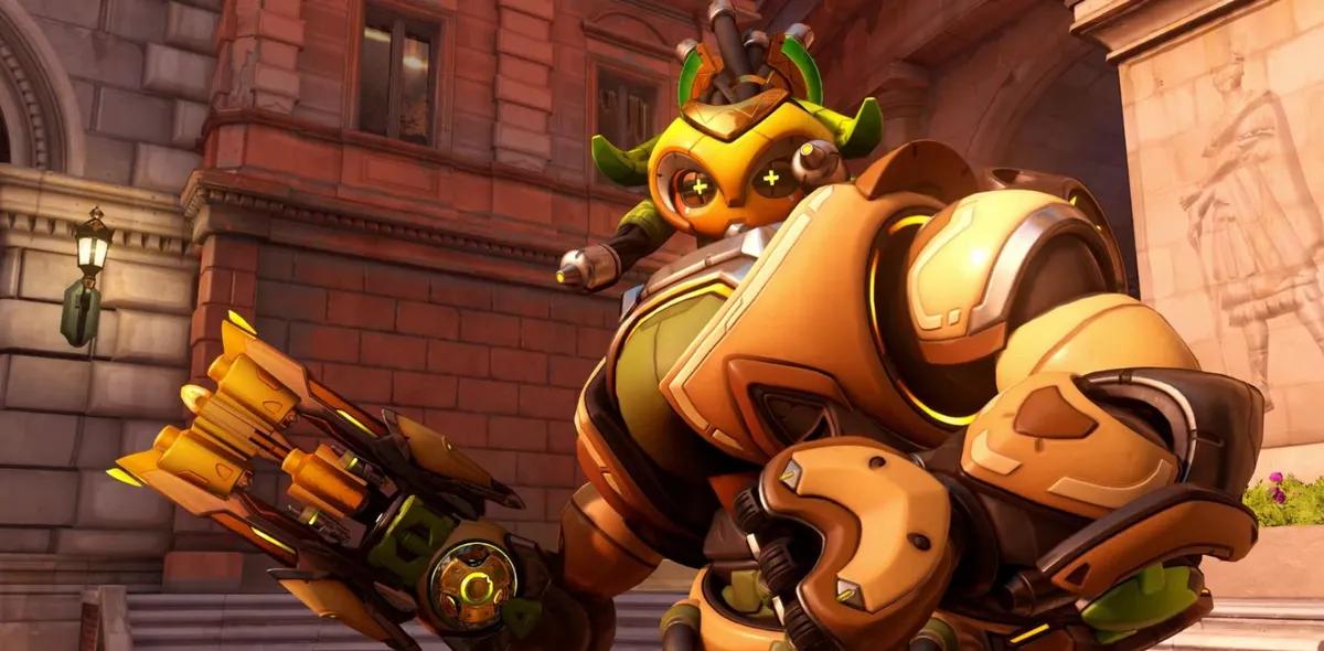 Overwatch 2 apresenta a skin Orisa de graça para o evento April Fools'