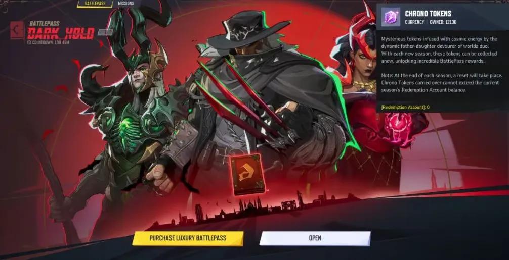 Como trocar fichas Chrono por unidades em Marvel Rivals