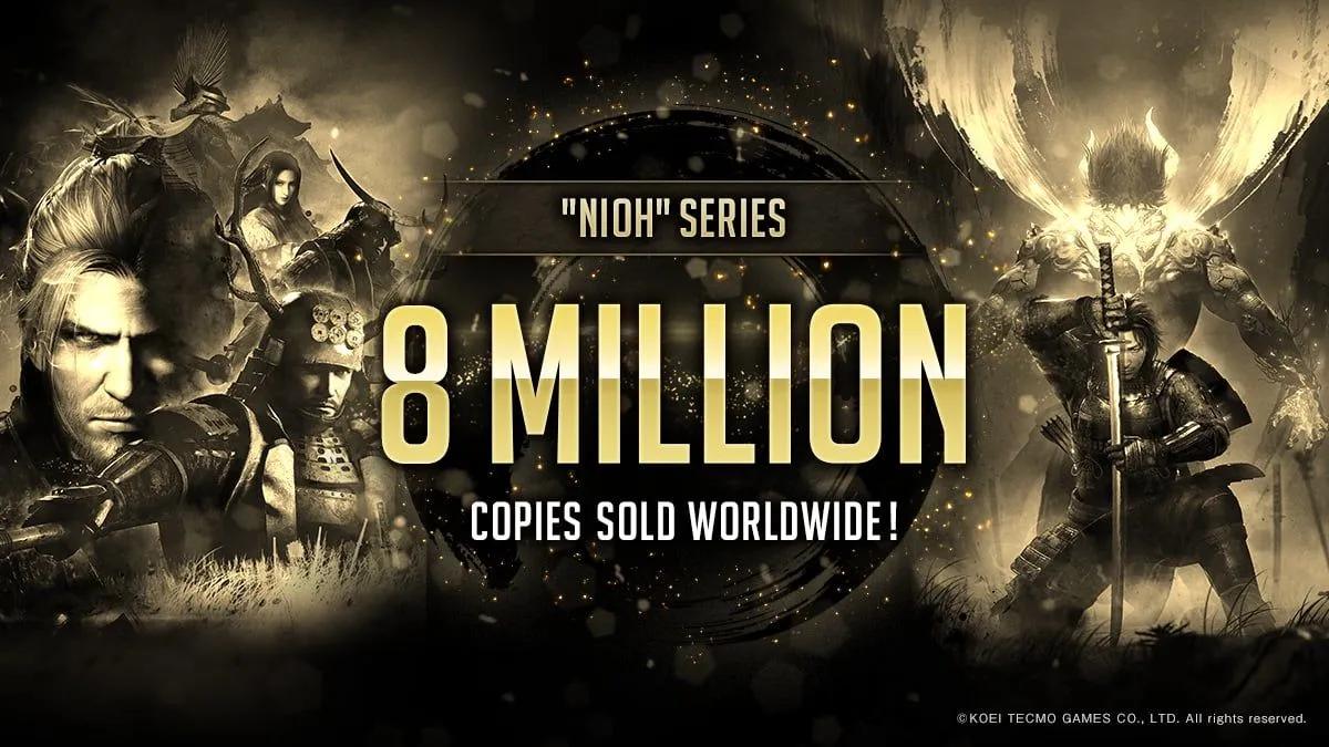 As vendas totais da série Nioh ultrapassaram os 8 milhões de cópias