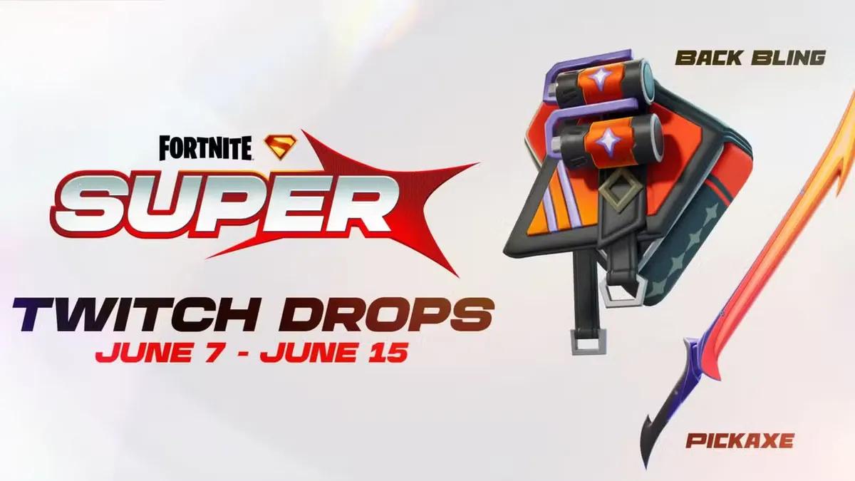 Fortnite revela novos Twitch Drops com cosméticos Retropack e Nightblade