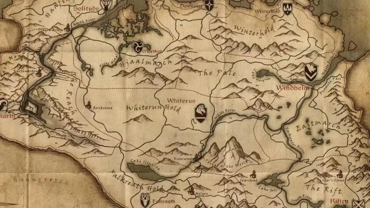 Um mestre LEGO recria todo o mapa de Skyrim com mais de 70.000 peças