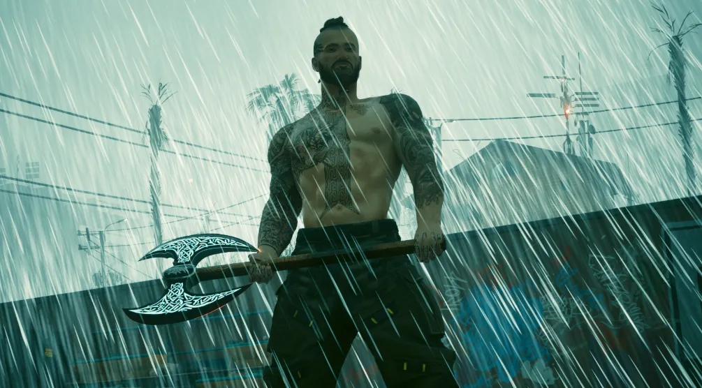 Mods Cyberpunk 2077 trazem um machado de batalha brutal e integração de IA ChatGPT