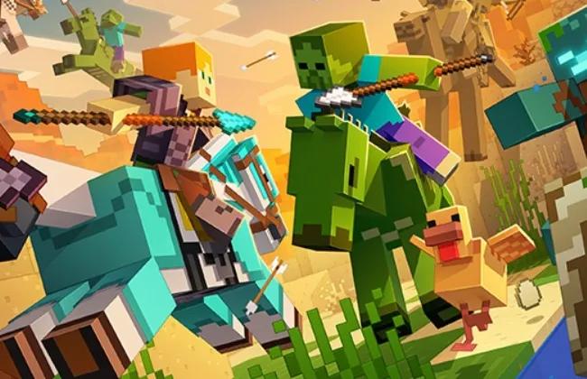 Atualização do Minecraft Mounts Of Mayhem com novos monstros e armas