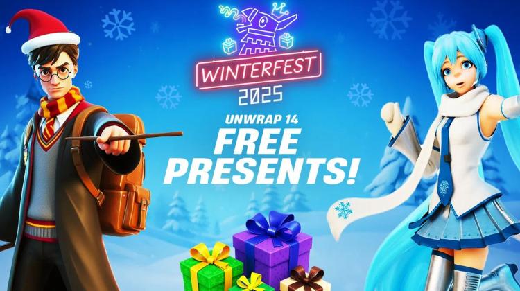 Fortnite Winterfest 2025 - Harry Potter, Hatsune Miku vazam e tudo o que sabemos