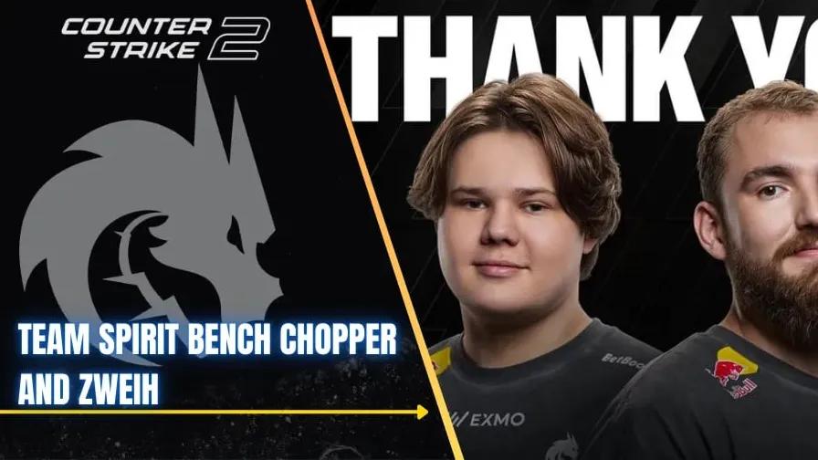 O Espírito de Equipa afasta zweih e chopper, promove zont1x e magixx de volta ao plantel principal