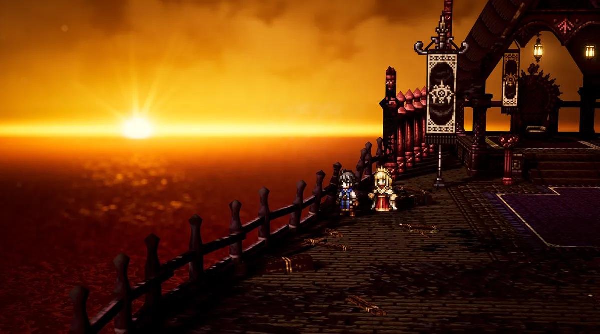 Octopath Traveler 0 recupera a sua viagem numa ascensão no final do jogo