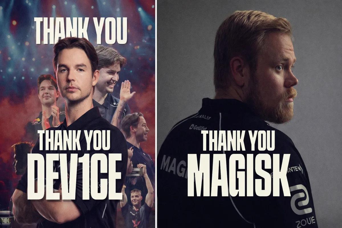 A Astralis pode optar por uma equipe internacional após as saídas de dev1ce e Magisk.