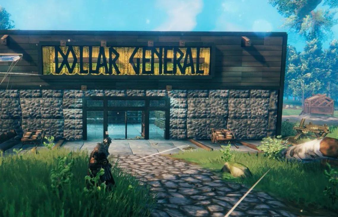 Jogador de Valheim recusa-se a parar de construir Dollar Generals apesar dos protestos dos amigos