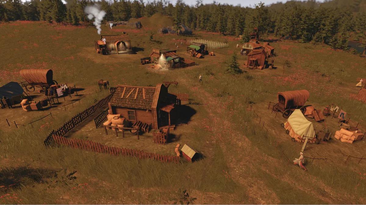 Wild West Pioneers oferece uma demonstração gratuita que combina o Velho Oeste com simulação de colônia.