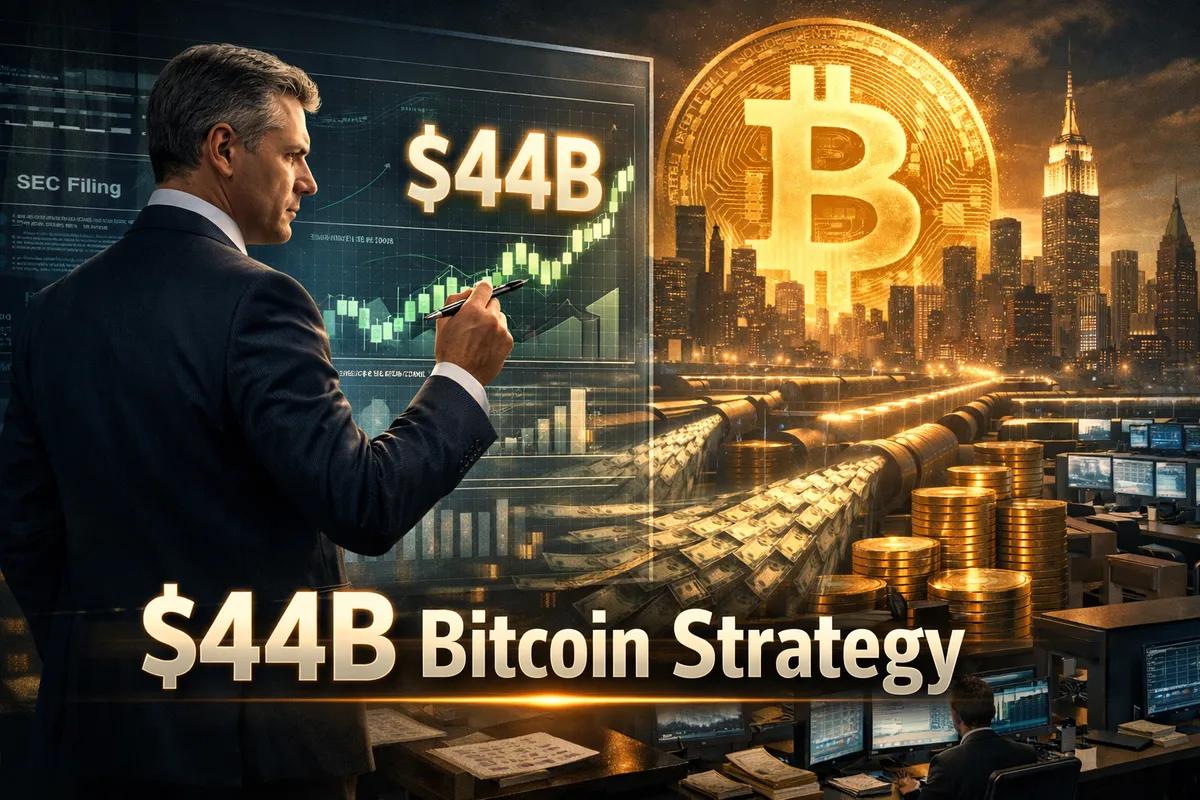 A Strategy (antiga MicroStrategy) planeja arrecadar até US$ 44 bilhões por meio de novos programas de caixas eletrônicos para acumulação massiva de Bitcoin.