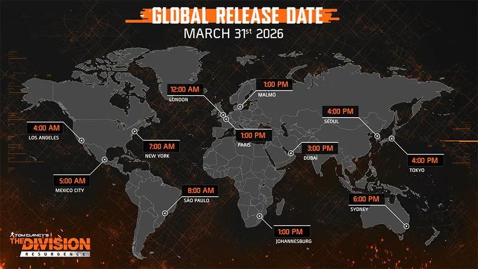The Division Resurgence é lançado globalmente com recompensas desde o primeiro dia.