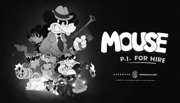 Mouse: Detetive Particular para Alugar - Um elegante jogo de tiro noir inspirado em desenhos animados clássicos.
